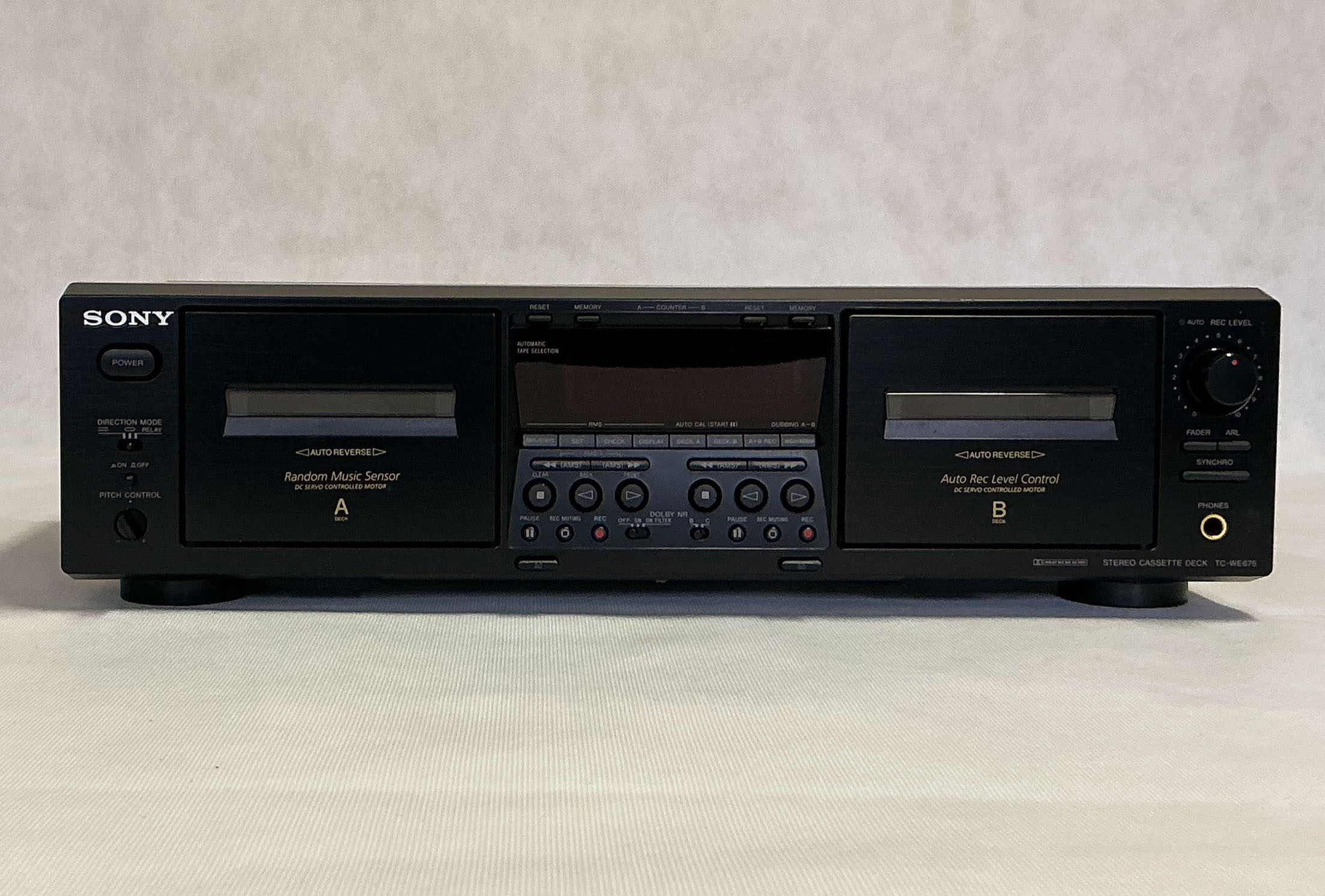 Toca-Fita Sony TC-WE675
